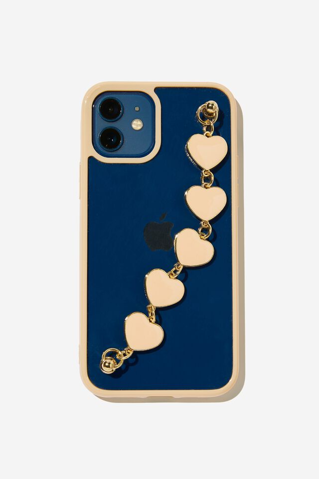 Carried Away Phone Case Iphone 12/12 Pro, PINK HEART CHAIN