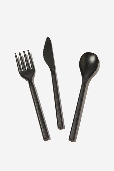 Cutlery Sets, BLACK