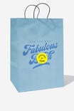 Get Stuffed Gift Bag - Large, FABULOUS BITCH BLUE! - alternate image 1