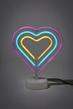 Shaped Desk Lamp, RAINBOW HEART - alternate image 4