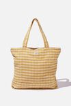 The Daily Tote Bag, YELLOW GINGHAM - alternate image 5