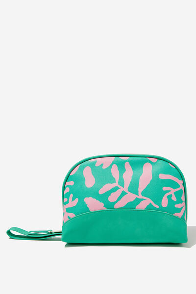 Off The Grid Cos Case, ABSTRACT FOLIAGE JUNGLE TEAL
