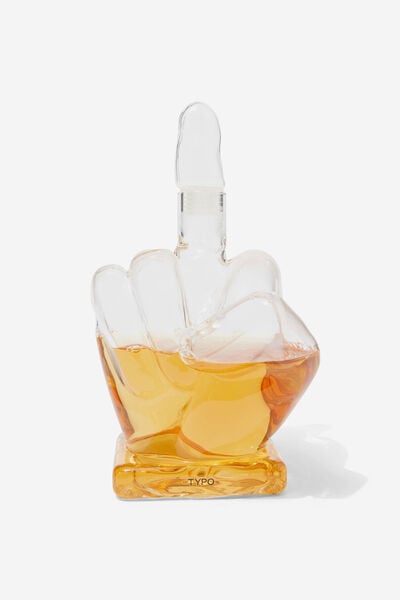 Novelty Decanter, RUDE FINGER!!