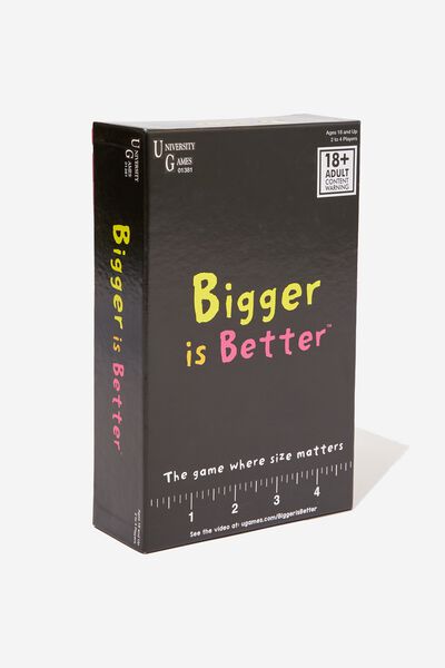 Bigger Is Better Game, ASSORTED