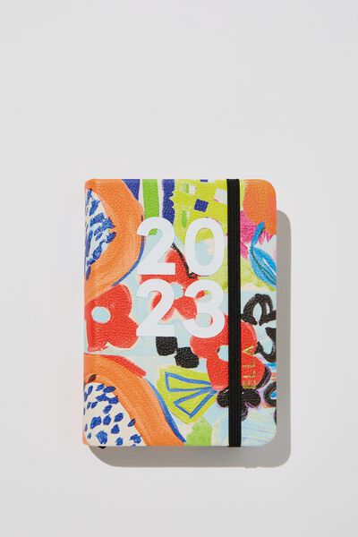 Personalised 2023 A6 Daily Buffalo Diary, ABSTRACT FRUIT