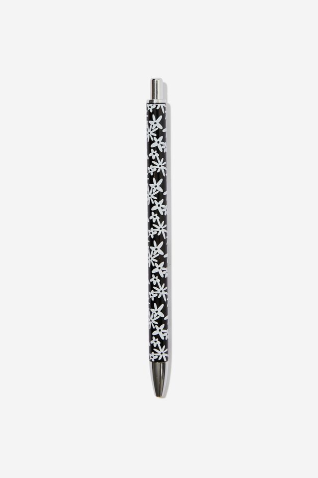 Arlow Pen, PAPER DAISY BLACK AND WHITE SMALL