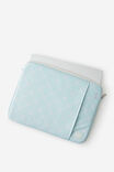 Personalised Mode 16 Inch Laptop Case, MINTY GRID - example image 2