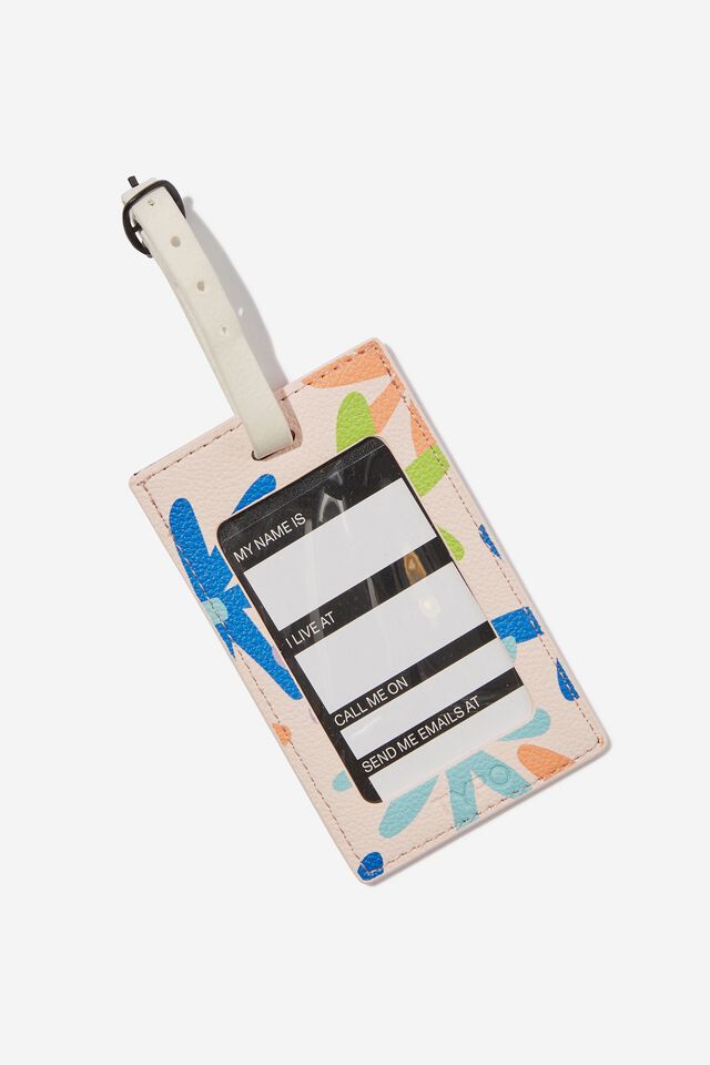 Off The Grid Luggage Tag, PAPER DAISY MULTI