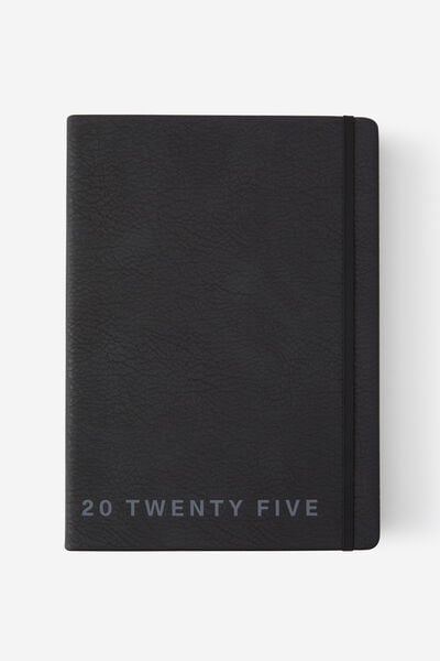 2025 A4 Daily Buffalo Diary, BLACK