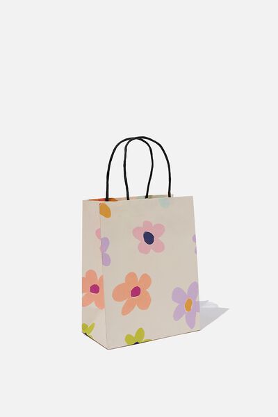 Get Stuffed Gift Bag - Small, DRAWN DAISY LARGE MULTI