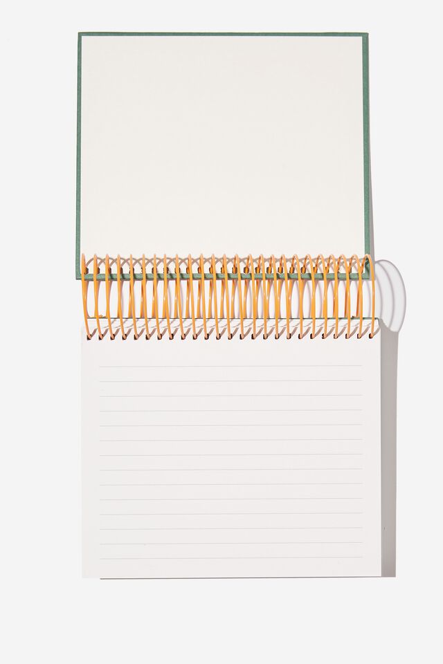 Big Spiral Notepad, GREEN ORANGE BIG IDEAS