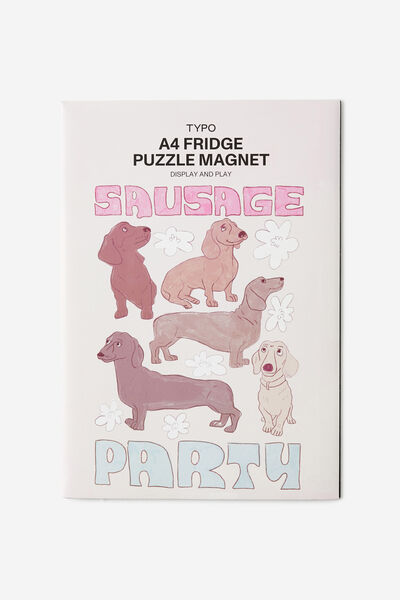 A4 Fridge Puzzle Magnet, SAUSAGE PARTY