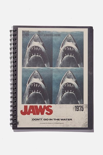 College Ruled Campus Notebook, LCN UNI JAWS POSTER