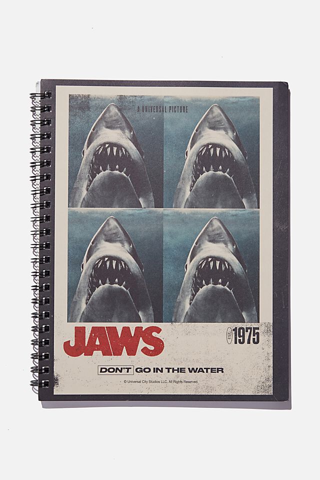 College Ruled Jaws Campus Notebook, LCN UNI JAWS POSTER