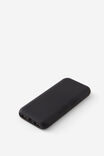 Slimline Power Bank 10000Mah, BLACK - alternate image 1