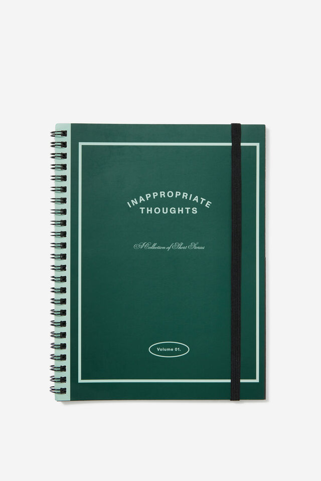 A5 Spinout Notebook, INAPPROPRIATE THOUGHTS