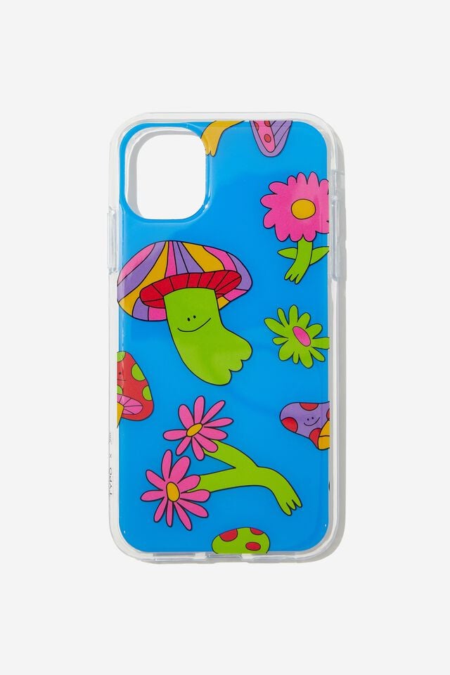 Graphic Phone Case Iphone 11, AS TXJ HAPPY MUSHIES