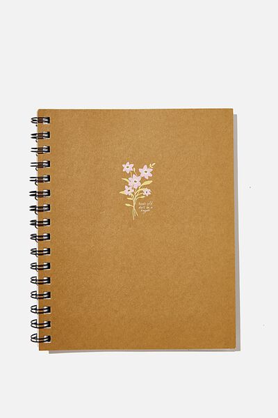 A5 Campus Notebook Recycled, RG ASIA KAYPOH FLORAL