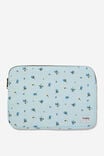 Take Me Away 13 Inch Laptop Case, MEADOW DITSY ARCTIC BLUE - alternate image 1