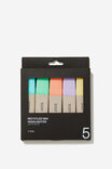 Highlighter 5Pk Recycled Mix, PASTELS - alternate image 2