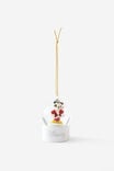 Collab Snowglobe Christmas Ornament, LCN DIS DISNEY MICKEY SANTA - alternate image 1