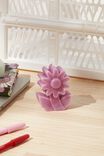 Mini Shaped Candle, LILAC FLOWER