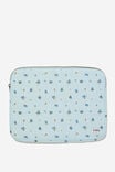 Take Me Away 15 Inch Laptop Case, MEADOW DITSY ARCTIC BLUE - alternate image 1