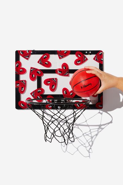 Mini Basketball Hoop Set, LCN KEI HEART FACE