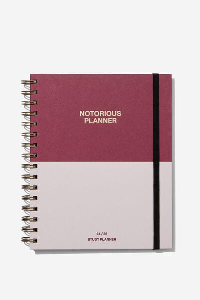 2024 25 Study Planner, NOTORIOUS PLANNER