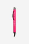 Dependable Ballpoint Pen, SIZZLE PINK - alternate image 1
