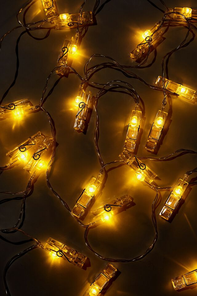 Usb Peg String Lights - Home Decor Peg String Lights