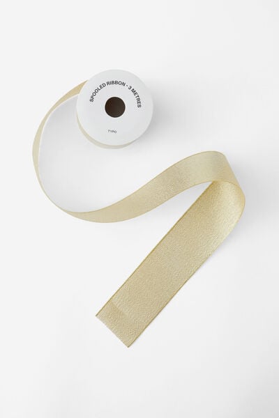 Ribbon Spools, GOLD METALLIC