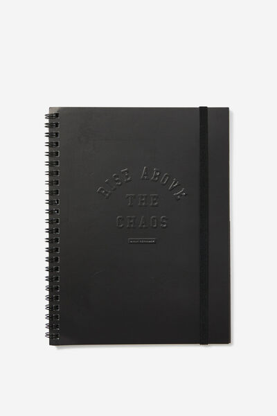 A5 Spinout Notebook, RISE ABOVE THE CHAOS