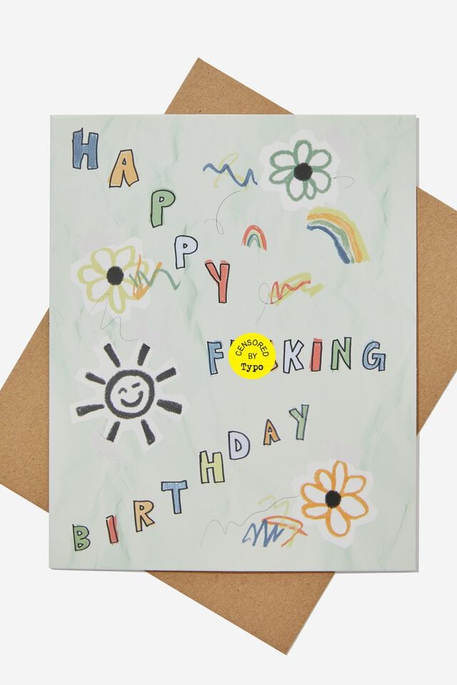 Nice Birthday Card, RG HAPPY F*CKING BIRTHDAY!!