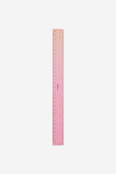 Everyday Ruler, PINK WOOD OMBRE