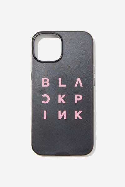 Collab Protective Case Iphone 14, LCN BRA BLACK PINK/BLACK