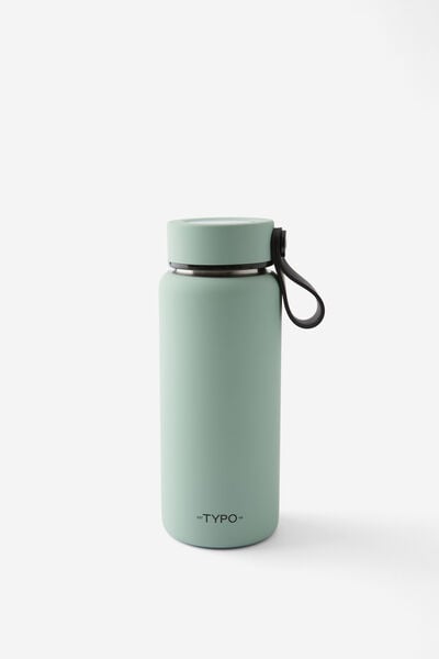 On The Move Drink Bottle 350ML 2.0, SMOKE GREEN