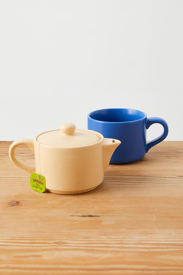 Tea For One, LATTE / COASTAL BLUE