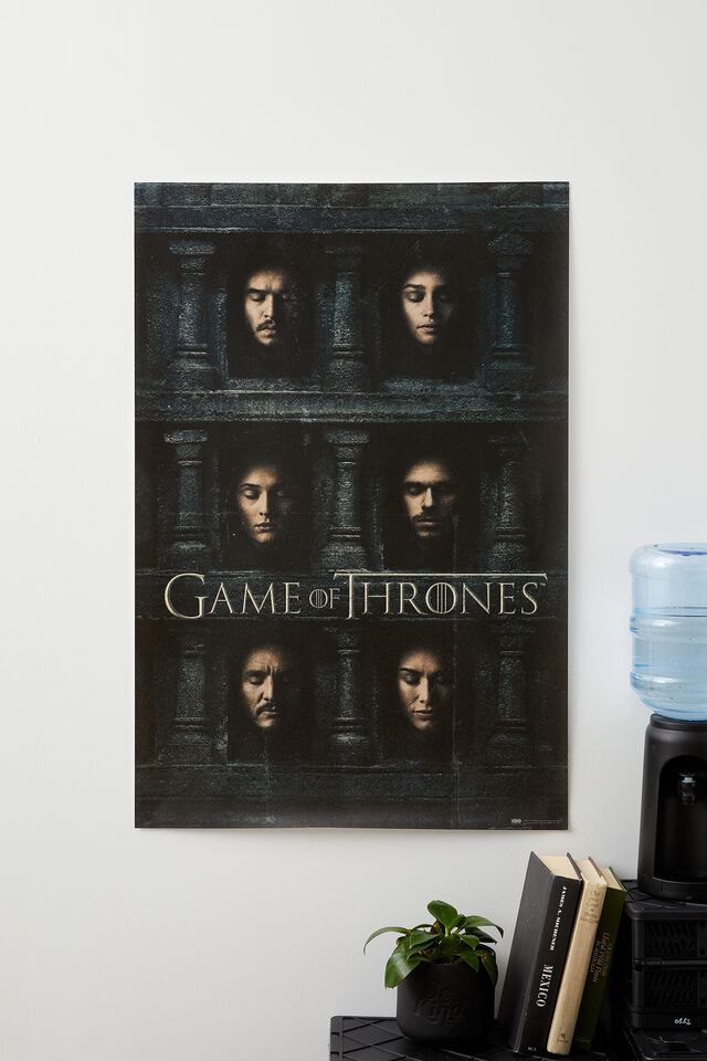 Game Of Thrones Hang Out Poster, LCN WB GOT FACES