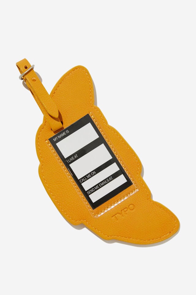 Off The Grid Luggage Tag, CROISSANT