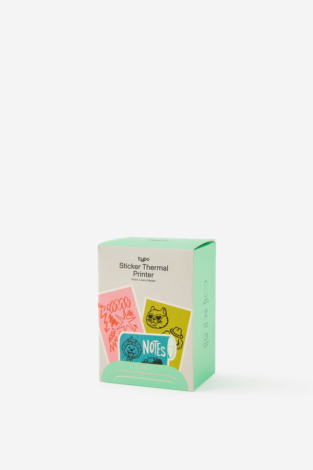 Sticker Thermal Printer, JELLY MINT