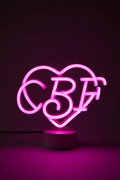 Novelty Neon Desk Lamp, CBF!
