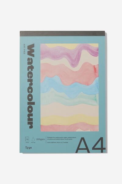 The A4 Art Pad, WATERCOLOUR