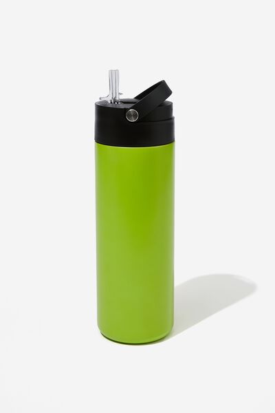 Thirst Quencher 1L Metal Drink Bottle, LIME