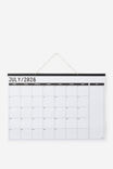 Typo 2026 Wall Calendar - Plan with Style