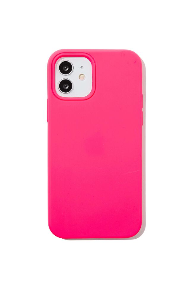 Recycled Phone Case Iphone 12, 12 Pro, SIZZLING PINK