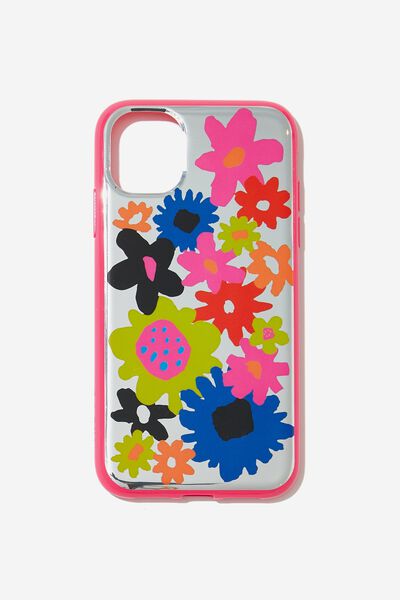 Graphic Phone Case Iphone 11, AS TXJ REFLECTIVE FLORAL