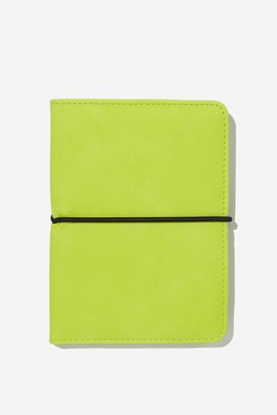 Off The Grid Passport Holder, LIME