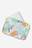 Take Me Away 13 Inch Laptop Case, ABSTRACT FLORAL / SOFT POP - alternate image 2