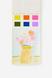 Watercolour Postcard Pad, PAINTED PETALS - example image 2